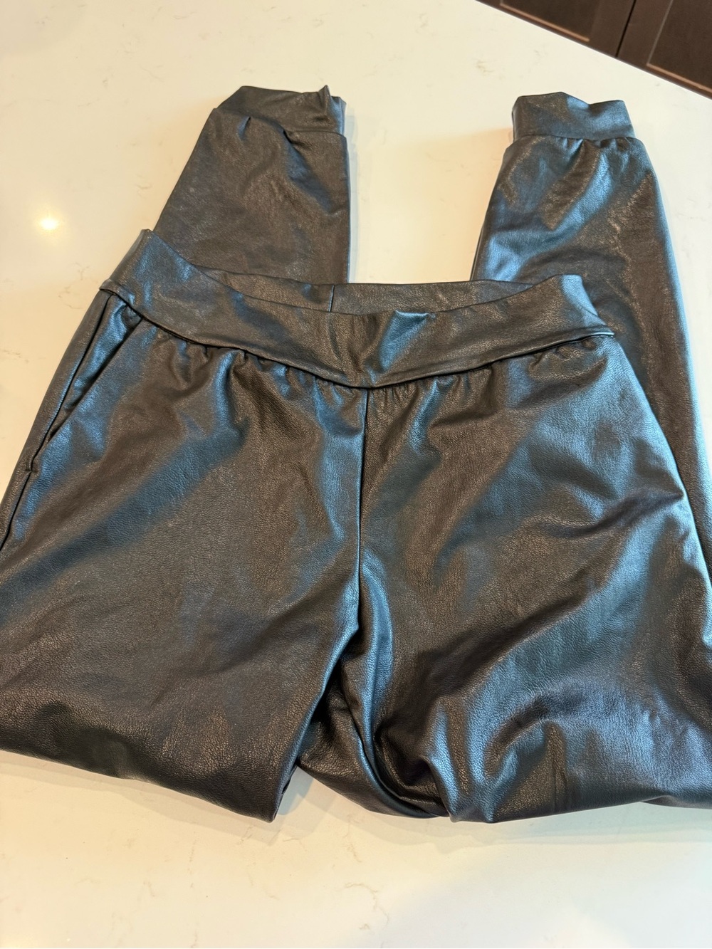 Commando Faux Leather Jogger Size Medium